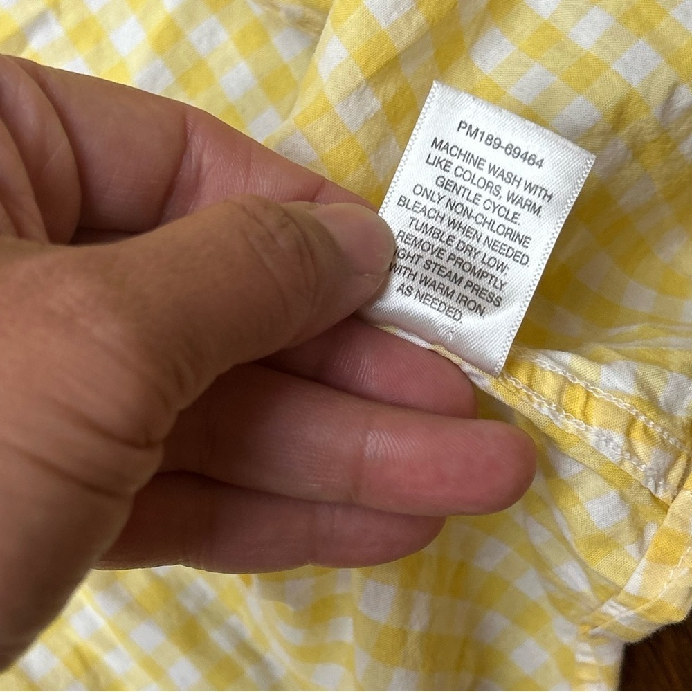 Pendleton gingham cotton button down shirt - Picture 4 of 6